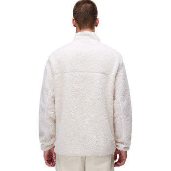 Napapijri T-Tynik Full-zip - Men's Full-zip Sherpa Fleece - Beige Dimity