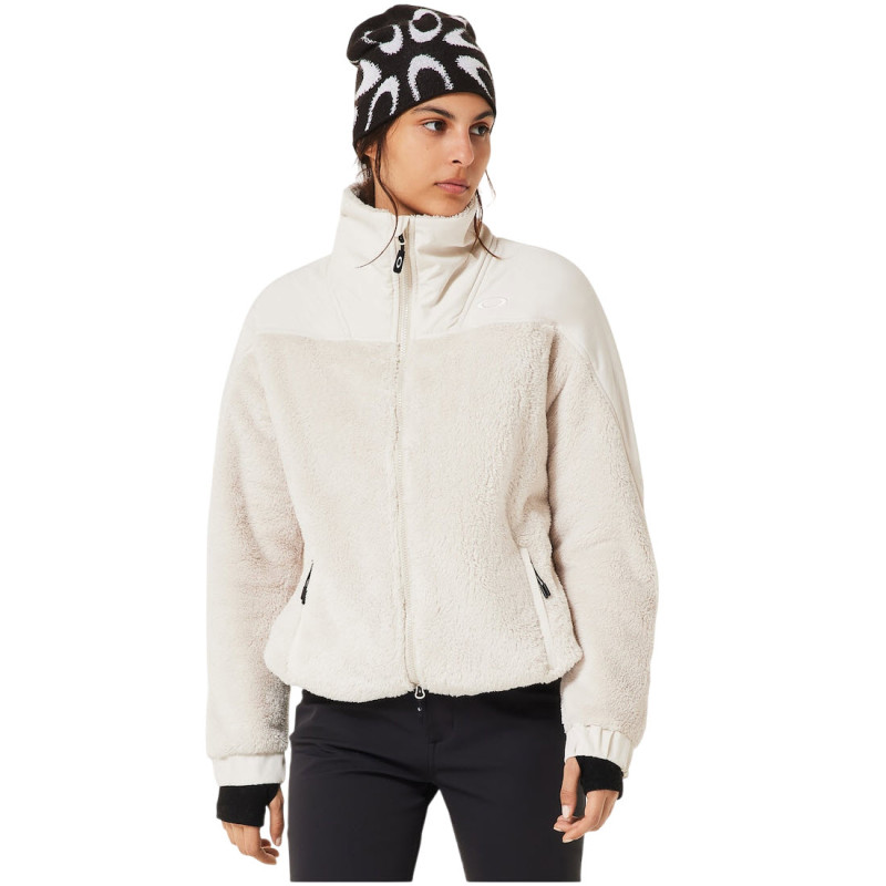 Oakley Mountain Fire Sherpa Fleece - Women Sherpa Fleece - Mist