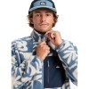 Quiksilver Clean Coast - Zip-Up Fleece for Men - China Blue Desert Checker
