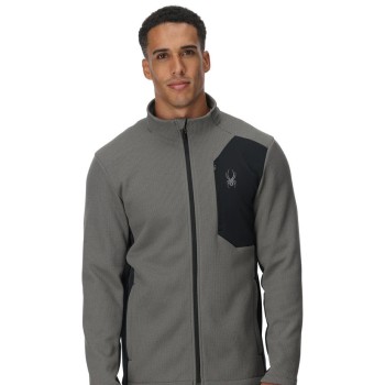 Spyder Bandit Full zip - Mens Fleece Jacket - Storm