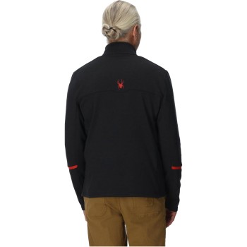 Spyder Speed Fleece 2 Full Zip - Mens Fleece Jacket - Black Escape