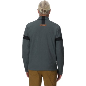 Spyder Wengen Bandit Full zip - Mens Fleece Jacket - Slate Blue