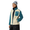THE NORTH FACE Women's Yumiori Full-Zip Fleece Jacket - Gravel-Space/Blue Eclipse