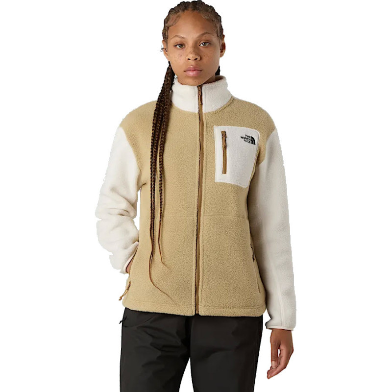 THE NORTH FACE Women's Yumiori Full-Zip Fleece Jacket - Γυναικείο φλίς - Khaki Stone/White Dune/Utility Brown