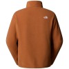 The North Face Men's Glacier 1/4 Zip Fleece - Burnt Umber