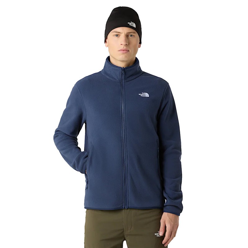 The North Face Men's Glacier Full-Zip Fleece - Ανδρική ζακέτα φλίς - Summit Navy