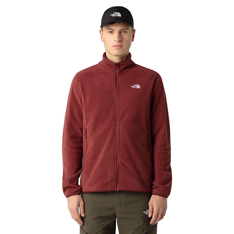 The North Face Men's Glacier Full-Zip Fleece - Ανδρική ζακέτα φλίς - Sumac