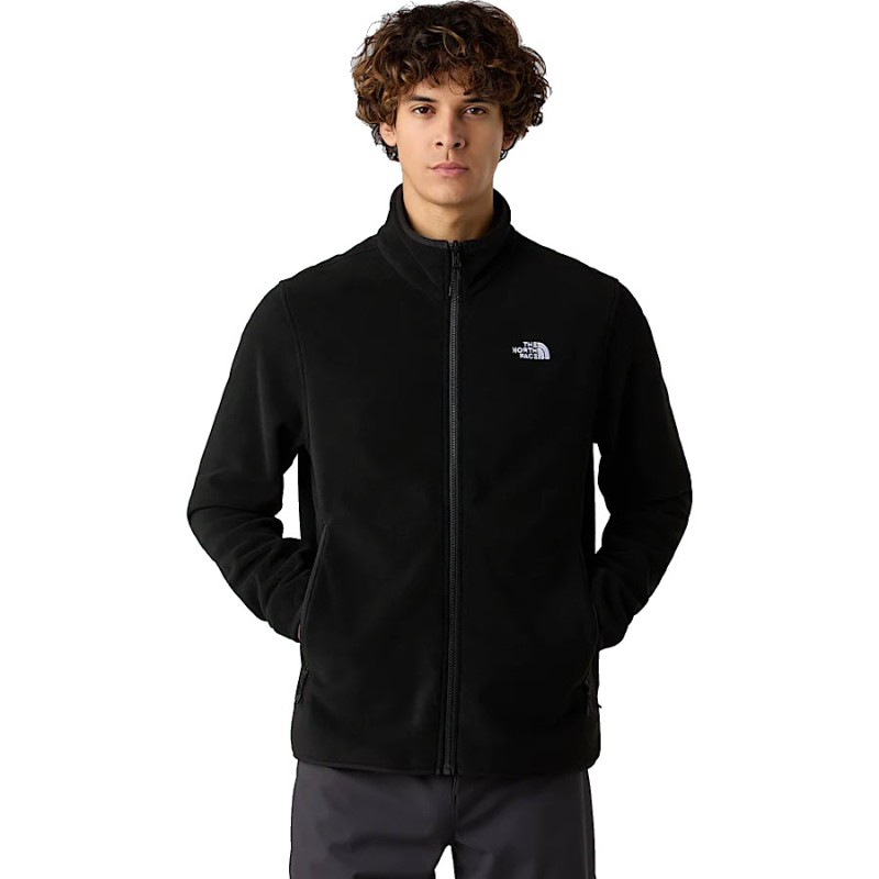 The North Face Men's Glacier Full-Zip Fleece - Ανδρική ζακέτα φλίς - TNF Black