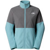 The North Face Women's Glacier Heavyweight Full-Zip Fleece - Blue Eclipse/Smoked Pea