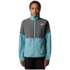 The North Face Women's Glacier Heavyweight Full-Zip Fleece - Blue Eclipse/Smoked Pea