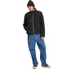Volcom Storm Stone Full-Zip Sherpa Sweatshirt - Men's Fleece Jacket - Asphalt Black