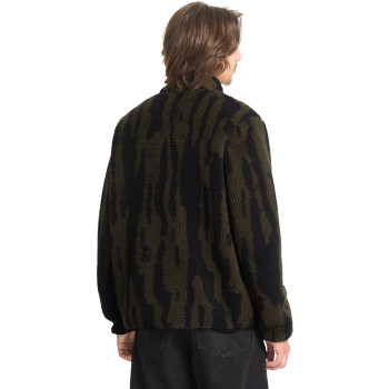 Volcom Storm Stone Full-Zip Sherpa Sweatshirt - Ανδρικό φλίς - Sage Leaf