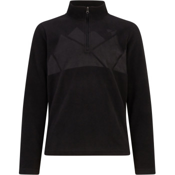 Ziener Jonki-Z Half-Zip Junior Fleece - Junior Fleece - Black 