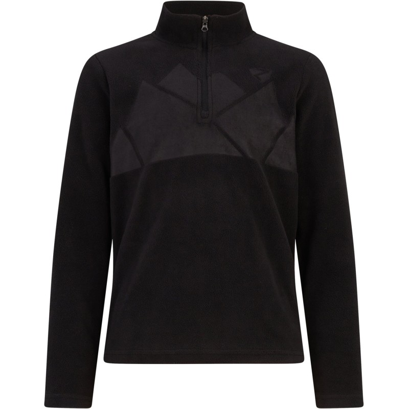 Ziener Jonki-Z Half-Zip Junior Fleece - Junior Fleece - Black 