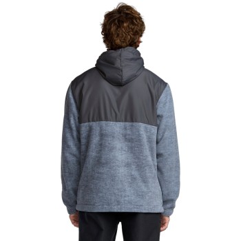 Billabong Boundary Lite Zip - Full-Zip Ανδρικό Φλίς με κουκούλα - Steel Blue