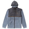 Billabong Boundary Lite Zip - Full-Zip Ανδρικό Φλίς με κουκούλα - Steel Blue