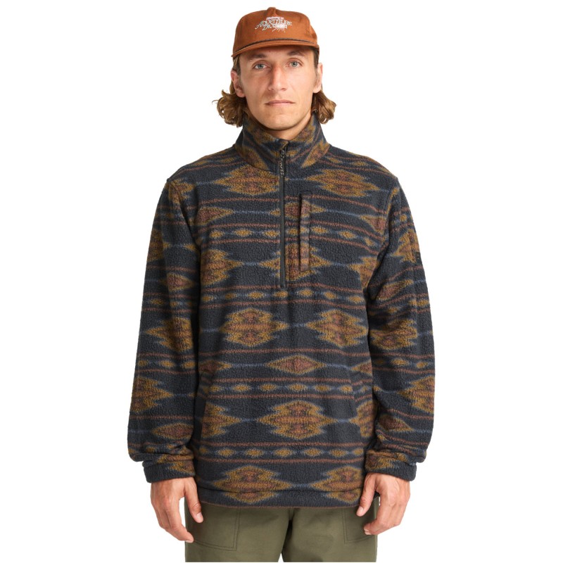 BILLABONG Boundary Half Zip Mock Neck 1 - Ανδρικό Φλίς - Black 1