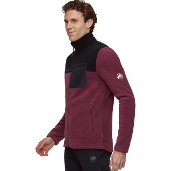 Mammut Innominata ML Jacket Men's - Ανδρική Outdoor Ζακέτα φλίς - Vin/Black