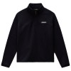 Napapijri Dergana Half-Zip Fleece - Ανδρική μπλούζα φλίς - Black Beauty