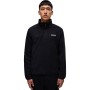 Napapijri Dergana Half-Zip Fleece - Ανδρική μπλούζα φλίς - Black Beauty
