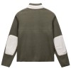 Napapijri Dergana Half-Zip Fleece - Ανδρική μπλούζα φλίς - Tea Leaf