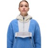 Napapijri Seline Half-Zip Fleece Hoodie - Γυναικείο Half-Zip φλίς - Blue Riviera