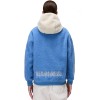 Napapijri Seline Half-Zip Fleece Hoodie - Γυναικείο Half-Zip φλίς - Blue Riviera