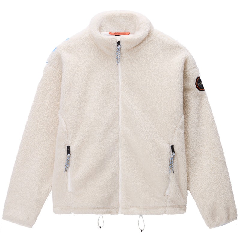Napapijri T-Fiemme Full-zip Fleece - Ανδρική ζακέτα Sherpa Fleece - Multicolour F0T