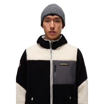 NAPAPIJRI Yupik Full-Zip Fleece Hoodie 3 - Men's Fleece Hoodie - Multicolour MCB NAPAPIJRI Yupik Full-Zip Fleece Hoodie 3 - Men's Fleece Hoodie - Multicolour MCB