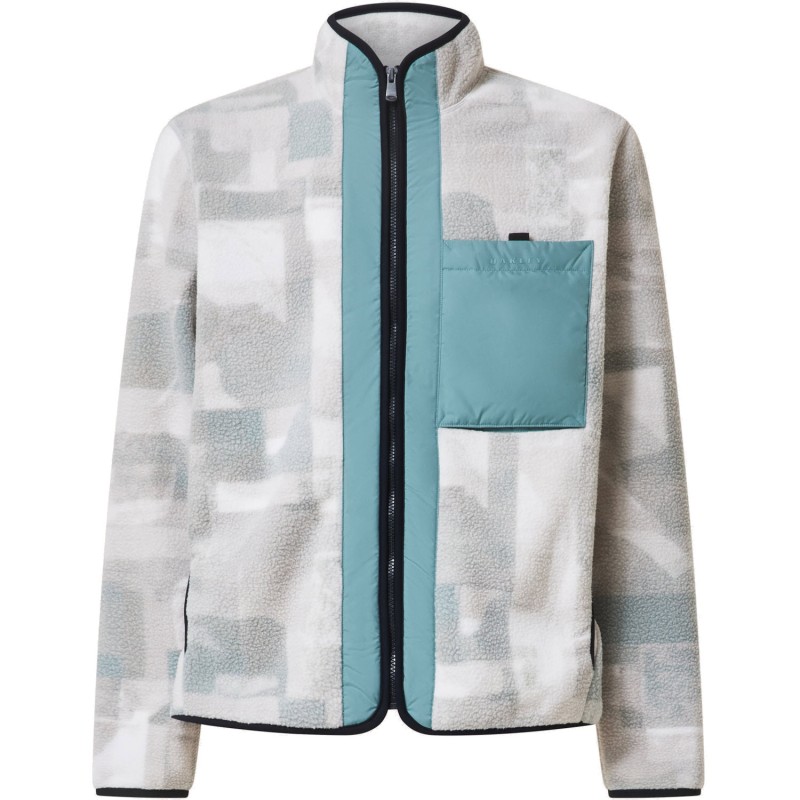 Oakley Off-Slope Mountain Fire Sherpa - Ανδρική Ζακέτα φλις - Μountain Camo Green