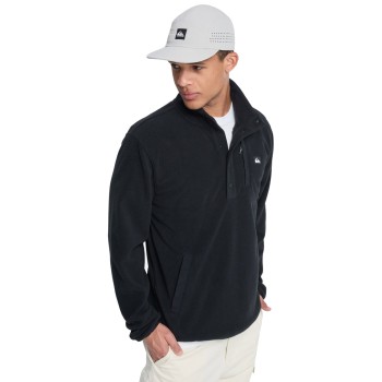 Quiksilver No Destination Hs - "Half Opening" Micro Fleece - Ανδρικό Fleece - Black
