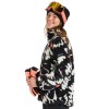 ROXY Alabama Full Zip Printed 2- Γυναικείο Τεχνικό Full-zip φλίς - True Black Big Flower