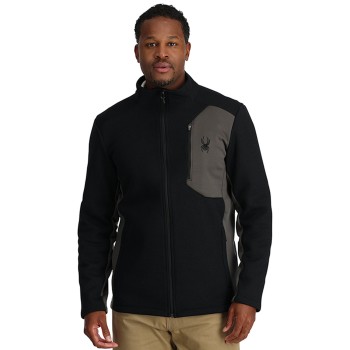Spyder Bandit Full zip - Ανδρικό τεχνικό φλίς - Black