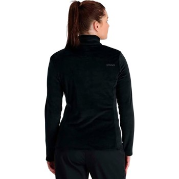 Spyder Shimmer Bug Half Zip - Γυναικείο Φλίς - Black