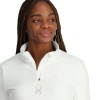 Spyder Shimmer Bug Half Zip - Γυναικείο Φλίς - White