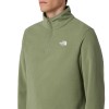 The North Face Men's Glacier 1/4 Zip Fleece - Ανδρικό φλίς - Bark Mist