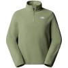 The North Face Men's Glacier 1/4 Zip Fleece - Ανδρικό φλίς - Bark Mist