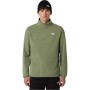 The North Face Men's Glacier 1/4 Zip Fleece - Ανδρικό φλίς - Bark Mist