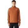 The North Face Men's Glacier 1/4 Zip Fleece - Ανδρικό φλίς - Burnt Umber