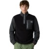 THE NORTH FACE Men's Yumiori 1/4 Zip Fleece - Ανδρικό φλίς - TNF Black/Asphalt Grey/Monument Grey