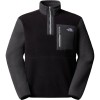 THE NORTH FACE Men's Yumiori 1/4 Zip Fleece - Ανδρικό φλίς - TNF Black/Asphalt Grey/Monument Grey