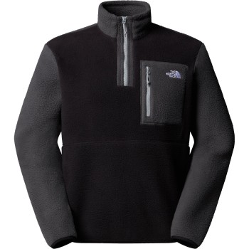 THE NORTH FACE Men's Yumiori 1/4 Zip Fleece - Ανδρικό φλίς - TNF Black/Asphalt Grey/Monument Grey THE NORTH FACE Men's Yumiori 1/4 Zip Fleece - Ανδρικό φλίς - TNF Black/Asphalt Grey/Monument Grey
