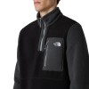 THE NORTH FACE Men's Yumiori 1/4 Zip Fleece - Ανδρικό φλίς - TNF Black/Asphalt Grey/Monument Grey