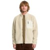 Volcom Muzzer Fuzzar Full-Zip Sherpa Sweatshirt - Ανδρικό φλίς - Stone