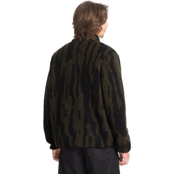 Volcom Storm Stone Full-Zip Sherpa Sweatshirt - Ανδρικό φλίς - Sage Leaf