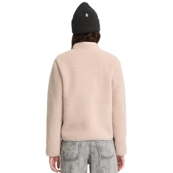 Volcom Wuzer Fuzzar Sherpa - Γυναικέια ζακέτα Sherpa φλίς - Khakiest