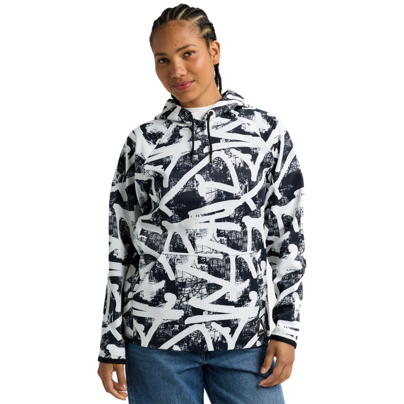 BURTON Crown Weatherproof Pullover Fleece - Women's Technical DWR Sweatshirt - City Streets