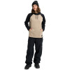 BURTON Crown Weatherproof Pullover Fleece - Women's Technical DWR Sweatshirt - Summit Taupe Heather/True Black