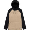 BURTON Crown Weatherproof Pullover Fleece - Women's Technical DWR Sweatshirt - Summit Taupe Heather/True Black