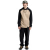 BURTON Crown Weatherproof Pullover Hoodie - Summit Taupe Heather/True Black